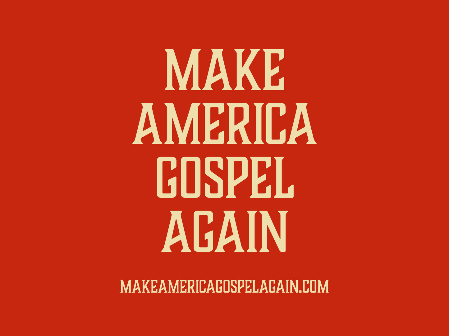 Make America Gospel Again Yard Signs